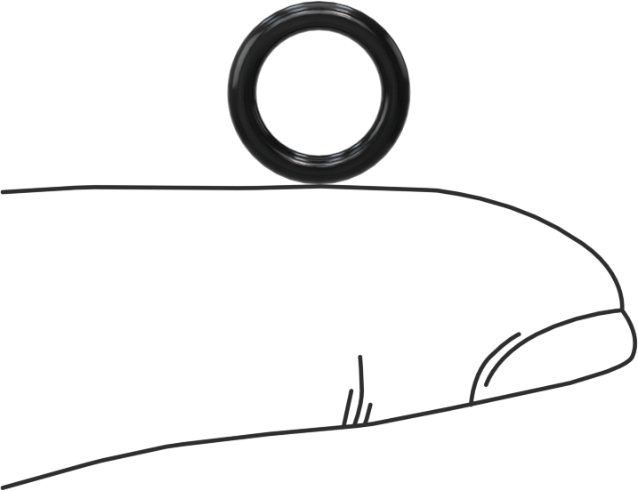 Temiz Oda Viton® Floroelastomer O-Rings, Kimyasala Dayanıklı, 1/16 Kesirli Genişlik, Dash Numarası 011