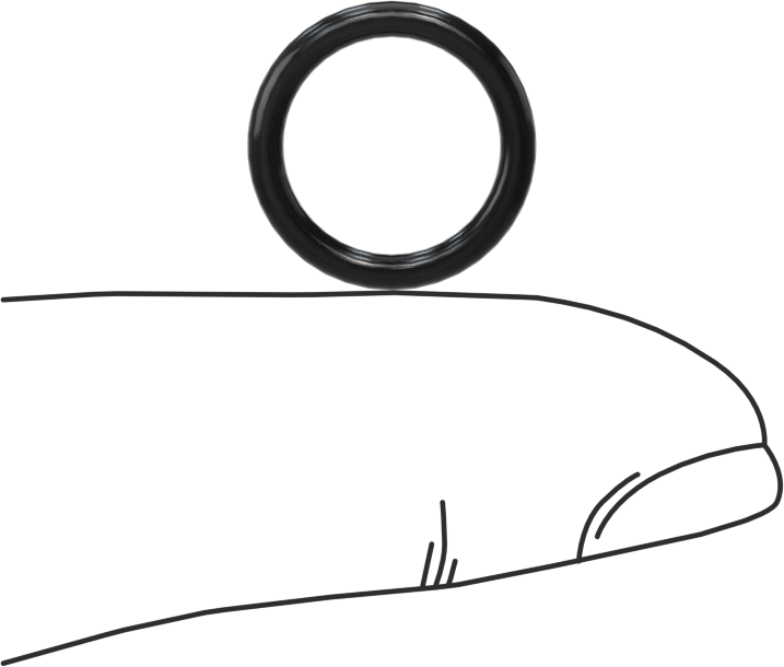 Temiz Oda Viton® Floroelastomer O-Rings, Kimyasala Dayanıklı, 1/16 Kesirli Genişlik, Dash Numarası 013