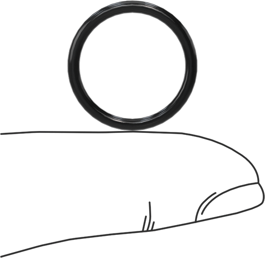 Temiz Oda Viton® Floroelastomer O-Rings, Kimyasala Dayanıklı, 1/16 Kesirli Genişlik, Dash Numarası 016