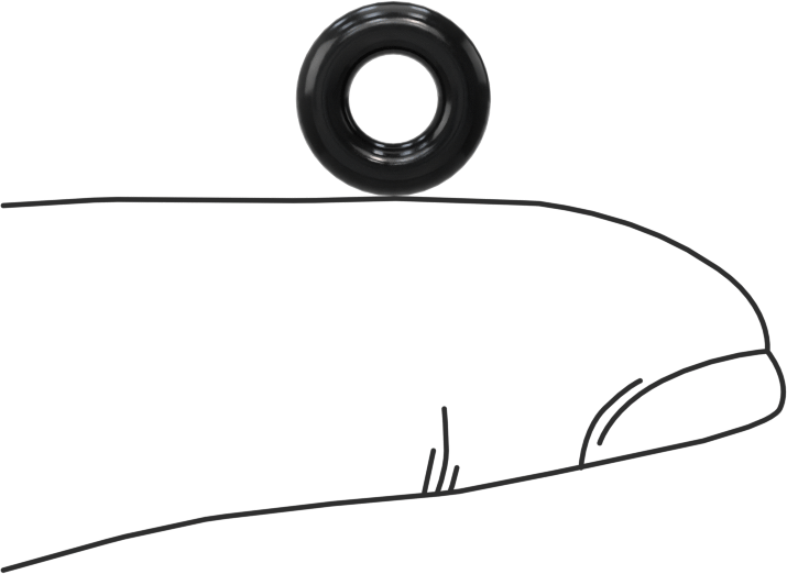 Temiz Oda Viton® Floroelastomer O-Rings, Kimyasala Dayanıklı, 3/32 Kesirli Genişlik, Dash Numarası 106