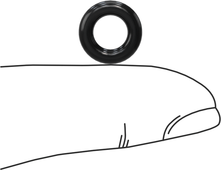 Temiz Oda Viton® Floroelastomer O-Rings, Kimyasala Dayanıklı, 3/32 Kesirli Genişlik, Dash Numarası 108