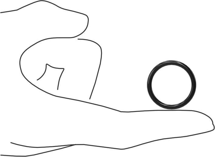 Temiz Oda Viton® Floroelastomer O-Rings, Kimyasala Dayanıklı, 3/32 Kesirli Genişlik, Dash Numarası 118