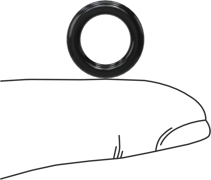 Temiz Oda Viton® Floroelastomer O-Rings, Kimyasala Dayanıklı, 3/32 Kesirli Genişlik, Dash Numarası 110