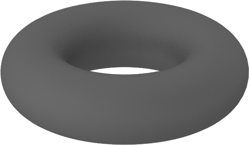 Metal Dedektör Tipi Floroelastomer O-Ring, Kimyasala Dayanıklı, 1/16 Kesirli Genişlik, Dash Numarası 006