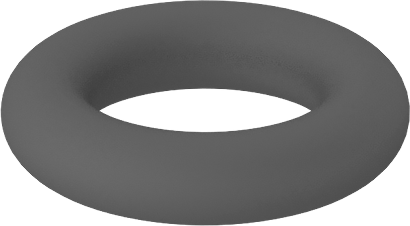 Metal Dedektör Tipi Floroelastomer O-Ring, Kimyasala Dayanıklı, 1/16 Kesirli Genişlik, Dash Numarası 008