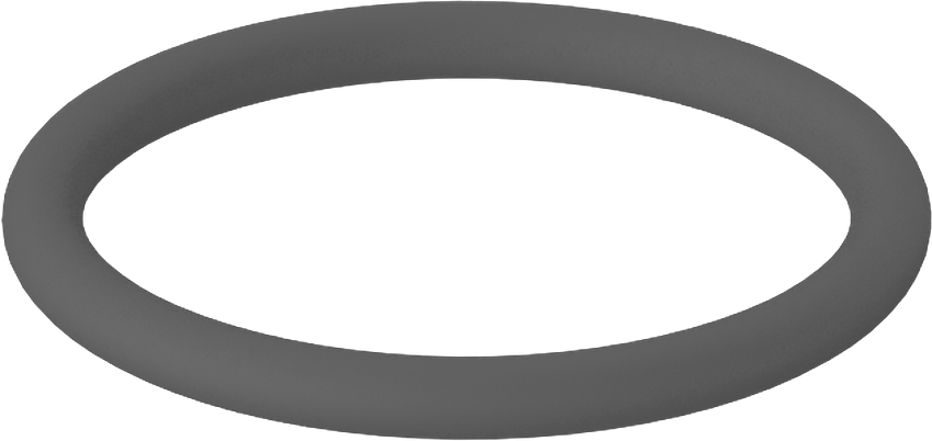 Metal Dedektör Tipi Floroelastomer O-Ring, Kimyasala Dayanıklı, 1/16 Kesirli Genişlik, Dash Numarası 017