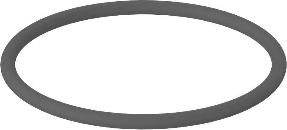 Metal Dedektör Tipi Floroelastomer O-Ring, Kimyasala Dayanıklı, 1/16 Kesirli Genişlik, Dash Numarası 026