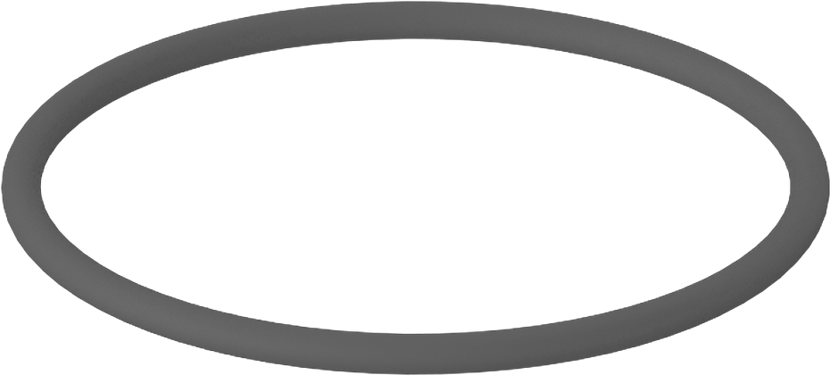 Metal Dedektör Tipi Floroelastomer O-Ring, Kimyasala Dayanıklı, 1/16 Kesirli Genişlik, Dash Numarası 028