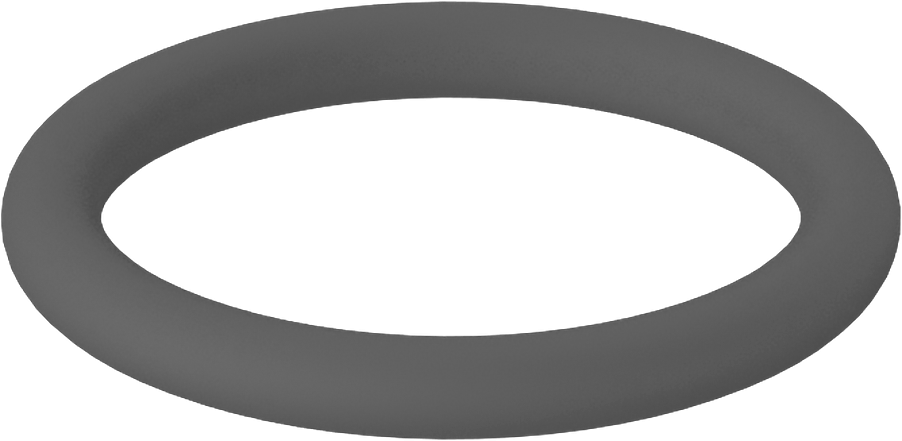 Metal Dedektör Tipi Floroelastomer O-Ring, Kimyasala Dayanıklı, 1/8 Kesirli Genişlik, Dash Numarası 214