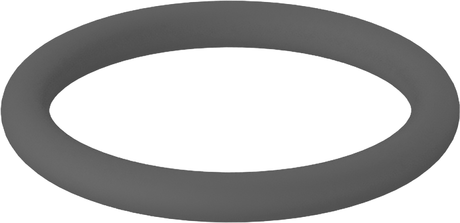 Metal Dedektör Tipi Floroelastomer O-Ring, Kimyasala Dayanıklı, 1/8 Kesirli Genişlik, Dash Numarası 215
