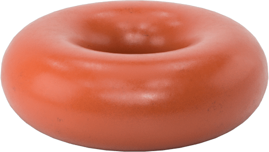 Metal ve X-Ray Algılanabilir Silikon O-Rings, Yükseklik-Temperature, 1/16 Kesirli Genişlik, Dash Numarası 003