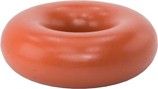 Metal ve X-Ray Algılanabilir Silikon O-Rings, Yükseklik-Temperature, 1/16 Kesirli Genişlik, Dash Numarası 004