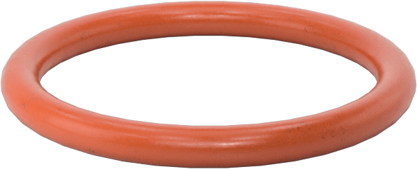 Metal ve X-Ray Algılanabilir Silikon O-Rings, Yükseklik-Temperature, 1/16 Kesirli Genişlik, Dash Numarası 016