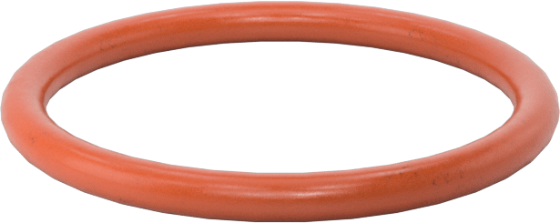 Metal ve X-Ray Algılanabilir Silikon O-Rings, Yükseklik-Temperature, 1/16 Kesirli Genişlik, Dash Numarası 018