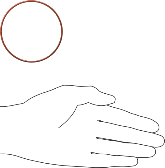 Metal ve X-Ray Algılanabilir Silikon O-Rings, Yükseklik-Temperature, 1/16 Kesirli Genişlik, Dash Numarası 038