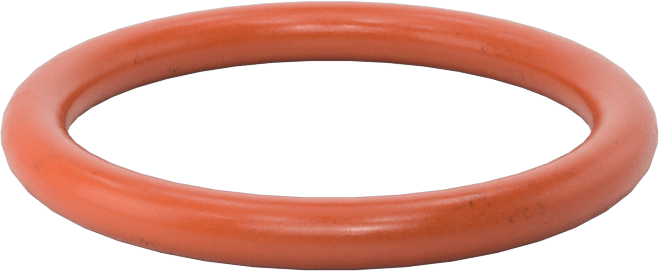 Metal ve X-Ray Algılanabilir Silikon O-Rings, Yükseklik-Temperature, 1/8 Kesirli Genişlik, Dash Numarası 216