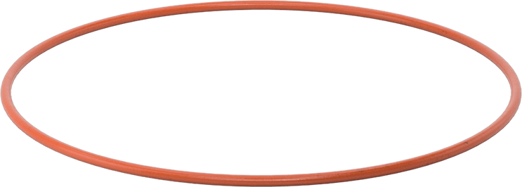 Metal ve X-Ray Algılanabilir Silikon O-Rings, Yükseklik-Temperature, 1/8 Kesirli Genişlik, Dash Numarası 261