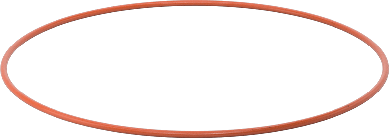 Metal ve X-Ray Algılanabilir Silikon O-Rings, Yükseklik-Temperature, 1/8 Kesirli Genişlik, Dash Numarası 267