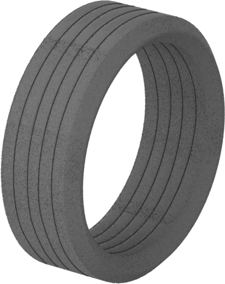 Deri İstiflenebilir V-Ring Salmastra, Yüksek Basınç, 3/4" İç Çap x 1-1/4" Dış Çap