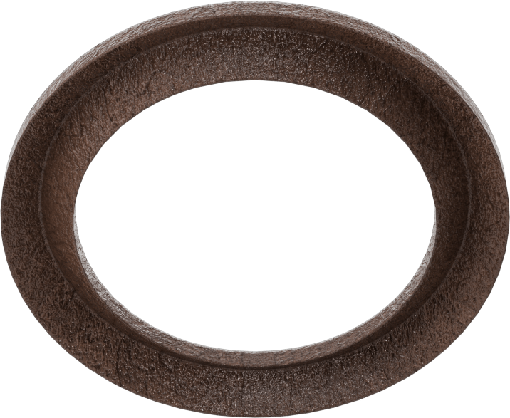 Deri İstiflenebilir V-Ring Salmastra, Yüksek Basınç, 1-1/4" İç Çap x 1-3/4" Dış Çap