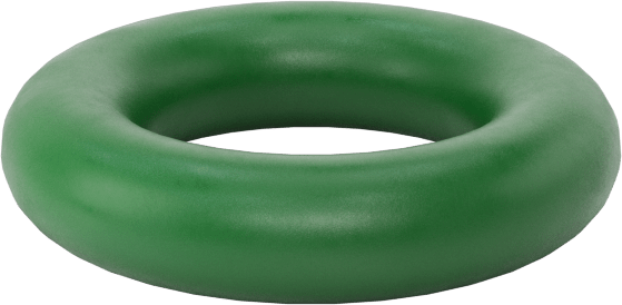 Hava Koşullarına ve Yağa Dayanıklı HNBR O-Rings, 1/16 Kesirli Genişlik, Dash Numarası 008