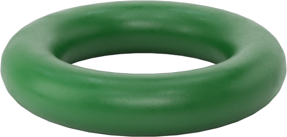 Hava Koşullarına ve Yağa Dayanıklı HNBR O-Rings, 1/16 Kesirli Genişlik, Dash Numarası 009