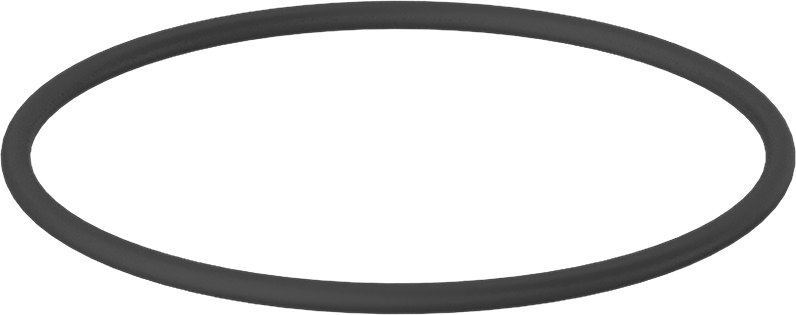 Yağa Dayanıklı Yumuşak Buna-N O-Ring, 3/32 Kesirli Genişlik, Dash Numarası 146