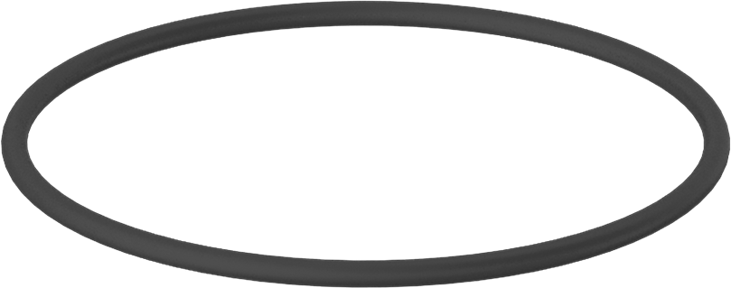 Yağa Dayanıklı Yumuşak Buna-N O-Ring, 3/32 Kesirli Genişlik, Dash Numarası 148