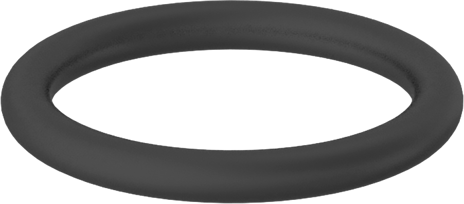 Viton® ETP Floroelastomer O-Ring, Buhara ve Kimyasala Dayanıklı, 1/8 Kesirli Genişlik, Dash 214