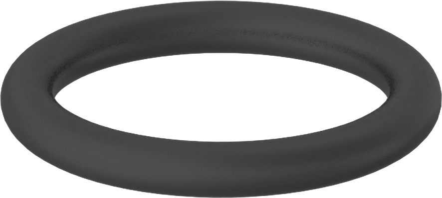 Viton® ETP Floroelastomer O-Ring, Buhara ve Kimyasala Dayanıklı, 1/8 Kesirli Genişlik, Dash 212