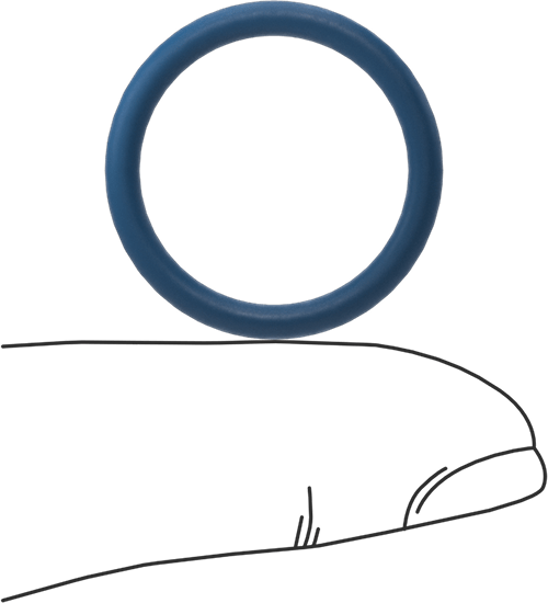 Düşük Sıcaklık Kimyasala Dayanıklı Florosilikon O-Ring, Düz Dişli Bağlantılar İçin, Mil. Spec., Dash #910