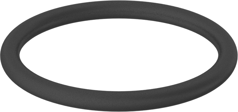 Yağa Dayanıklı Buna-N O-Ring, 5.3 mm Genişlik, 54.5 mm İç Çap, 65.1 mm Dış Çap