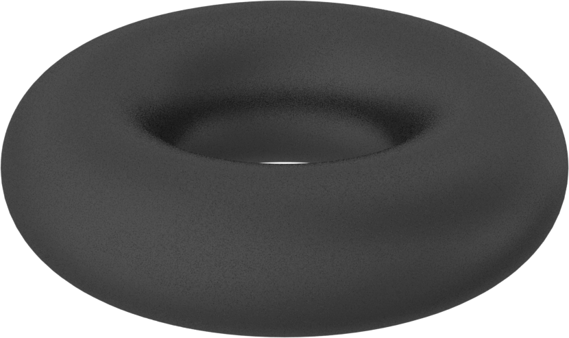 Yağa Dayanıklı Buna-N O-Ring, 1.8 mm Genişlik, 2.5 mm İç Çap, 6.1 mm Dış Çap