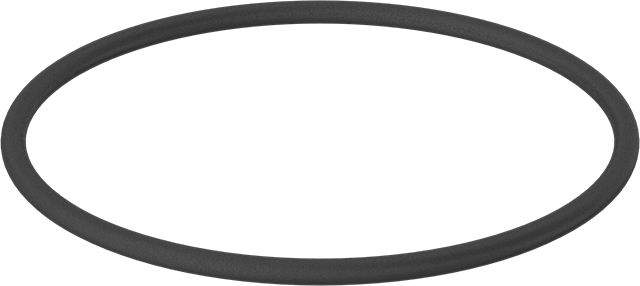 Yağa Dayanıklı Buna-N O-Ring, 5.3 mm Genişlik, 125 mm İç Çap, 135.6 mm Dış Çap