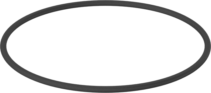 Yağa Dayanıklı Buna-N O-Ring, 5.3 mm Genişlik, 170 mm İç Çap, 180.6 mm Dış Çap