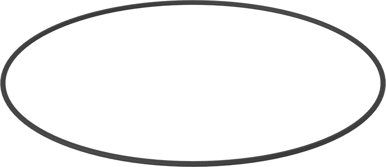 Yağa Dayanıklı Buna-N O-Ring, 5.3 mm Genişlik, 387 mm İç Çap, 397.6 mm Dış Çap