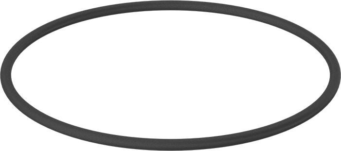 Yağa Dayanıklı Buna-N O-Ring, 7 mm Genişlik, 206 mm İç Çap, 220 mm Dış Çap