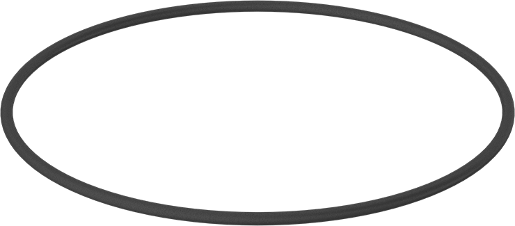 Yağa Dayanıklı Buna-N O-Ring, 7 mm Genişlik, 280 mm İç Çap, 294 mm Dış Çap