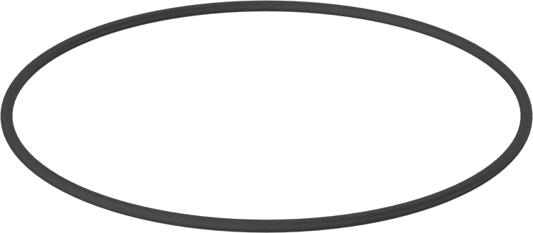 Yağa Dayanıklı Buna-N O-Ring, 7 mm Genişlik, 3 mm İç Çap, 314 mm Dış Çap