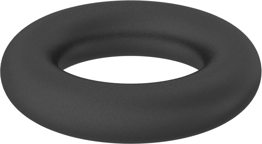 Yağa Dayanıklı Buna-N O-Ring, 1.8 mm Genişlik, 4.5 mm İç Çap, 8.1 mm Dış Çap