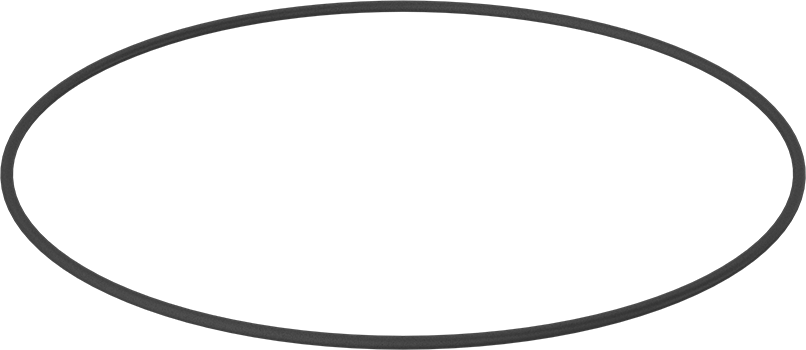 Yağa Dayanıklı Buna-N O-Ring, 7 mm Genişlik, 437 mm İç Çap, 451 mm Dış Çap
