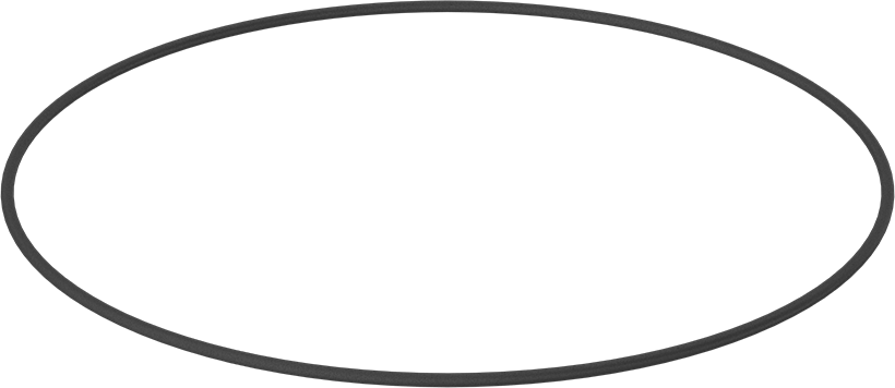 Yağa Dayanıklı Buna-N O-Ring, 7 mm Genişlik, 475 mm İç Çap, 489 mm Dış Çap