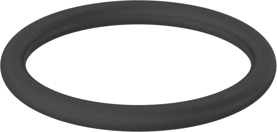 Yağa Dayanıklı Buna-N O-Ring, 1.8 mm Genişlik, 16 mm İç Çap, 19.6 mm Dış Çap