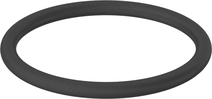 Yağa Dayanıklı Buna-N O-Ring, 3.55 mm Genişlik, 40 mm İç Çap, 47.1 mm Dış Çap