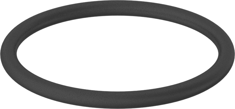 Yağa Dayanıklı Buna-N O-Ring, 3.55 mm Genişlik, 43.7 mm İç Çap, 50.8 mm Dış Çap