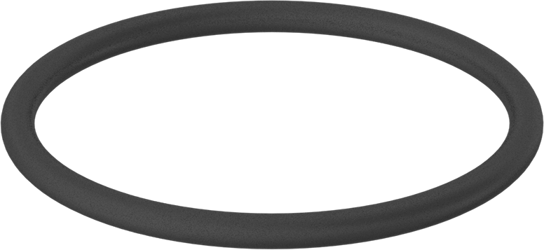 Yağa Dayanıklı Buna-N O-Ring, 3.55 mm Genişlik, 50 mm İç Çap, 57.1 mm Dış Çap