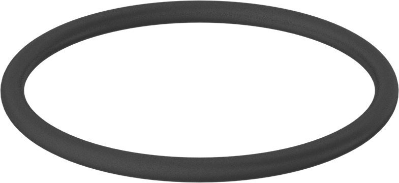 Yağa Dayanıklı Buna-N O-Ring, 3.55 mm Genişlik, 53 mm İç Çap, 60.1 mm Dış Çap