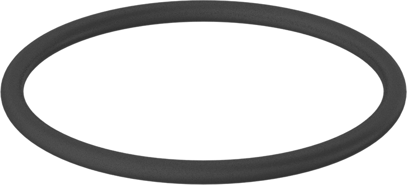 Yağa Dayanıklı Buna-N O-Ring, 3.55 mm Genişlik, 56 mm İç Çap, 63.1 mm Dış Çap