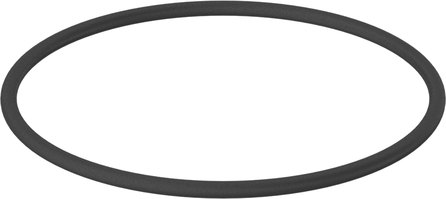Yağa Dayanıklı Buna-N O-Ring, 3.55 mm Genişlik, 90 mm İç Çap, 97.1 mm Dış Çap