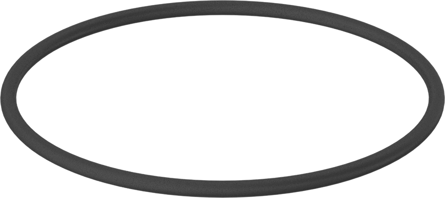 Yağa Dayanıklı Buna-N O-Ring, 3.55 mm Genişlik, 92.5 mm İç Çap, 99.6 mm Dış Çap